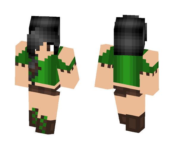Forest Adventure Girl - Girl Minecraft Skins - image 1
