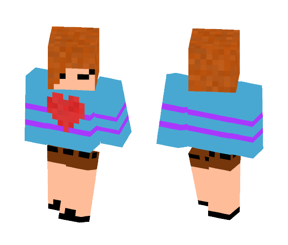 Frisk (Undertale) - Female Minecraft Skins - image 1