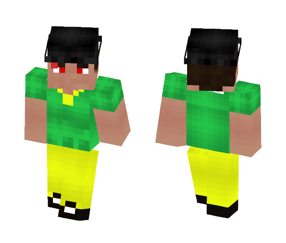Golden Necklace Homie - Male Minecraft Skins - image 1