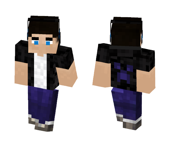 *Reupload* Dude with 3D Eyes - Male Minecraft Skins - image 1