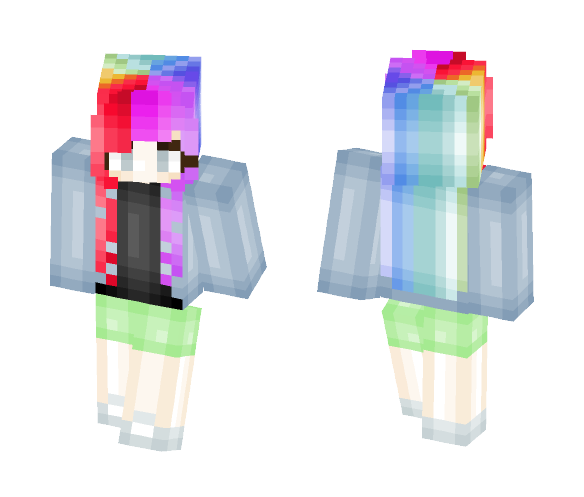 Rainbow - Female Minecraft Skins - image 1