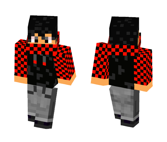 Plaid Ninja Boy - Boy Minecraft Skins - image 1