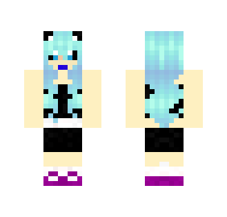 Pastel Goth Panda! ^w^