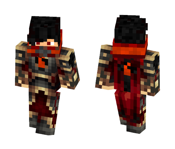 Download Free Blood Knight Skin for Minecraft image 1 Blood Knight - Male Minecraft Skins - image 1