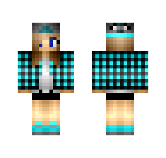Short Hair Girly c; - Color Haired Girls Minecraft Skins - image 2