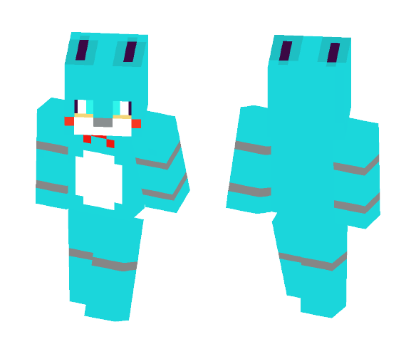 Download Free Purple Guy With Toy Bonnie Suit Skin for Minecraft image 1 Purple Guy With Toy Bonnie Suit - Male Minecraft Skins - image 1