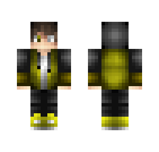 Boy in Yellow Hoodie