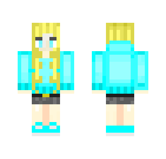 Evelye | Blonde Girl in Hoodie