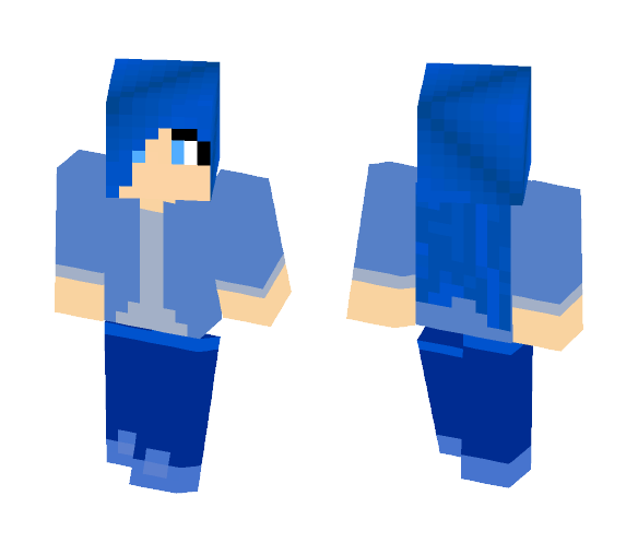 Blue Girl - Girl Minecraft Skins - image 1
