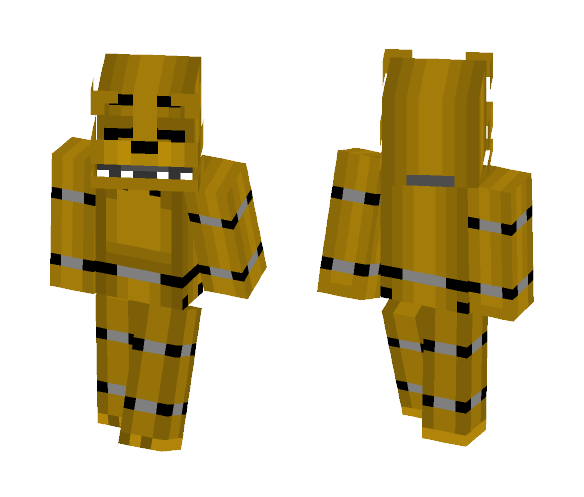 Shading test Golden freddy - Male Minecraft Skins - image 1