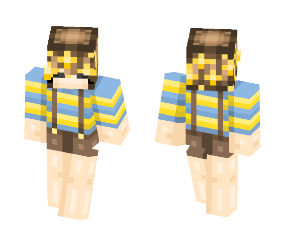 Flowerfell Frisk (Fail?) - Interchangeable Minecraft Skins - image 1