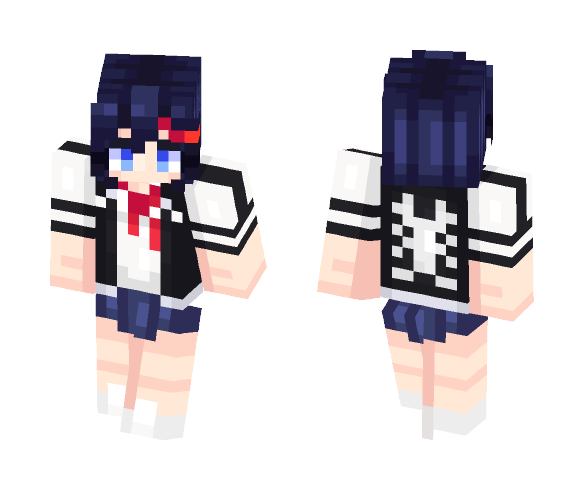 Ryuko Matoi | Street Clothes ☆✈ - Female Minecraft Skins - image 1