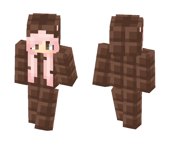 Chocolate Onesie - Female Minecraft Skins - image 1