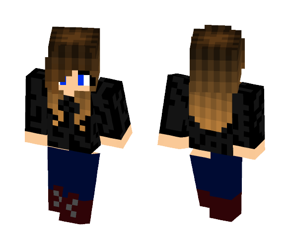 Download Free skin of LoupRenard Skin for Minecraft image 1 skin of LoupRenard - Female Minecraft Skins - image 1
