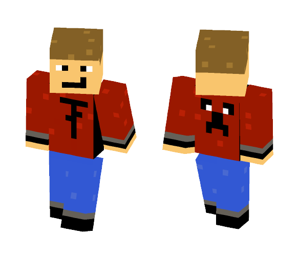 FaZe + Creeper T-Shirt - Male Minecraft Skins - image 1