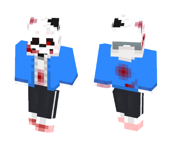 *Little sANSYYY!* -Horrortale Sans - Male Minecraft Skins - image 1