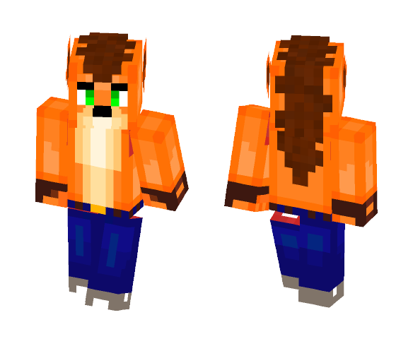 Crash Bandicoot - Male Minecraft Skins - image 1