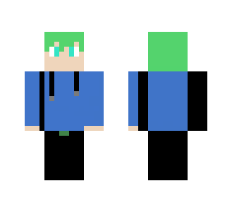 Green Hair Male