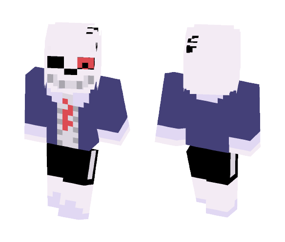 Horrortale!Sans - Male Minecraft Skins - image 1
