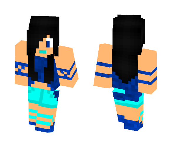 Beach Girl - Girl Minecraft Skins - image 1