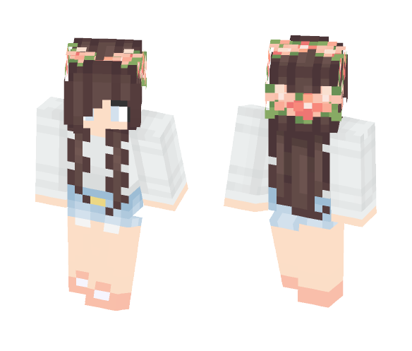 Flowercrown - Flower Crown Minecraft Skins - image 1