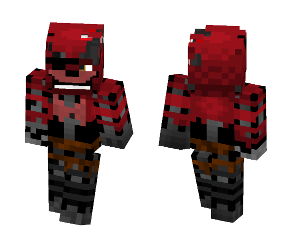 FNAF 2 - Withered Foxy - Male Minecraft Skins - image 1