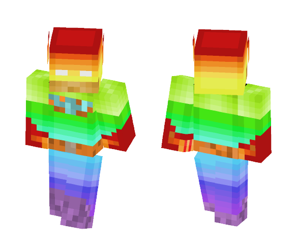 RainBow Batman By RoninEmoji~ - Batman Minecraft Skins - image 1