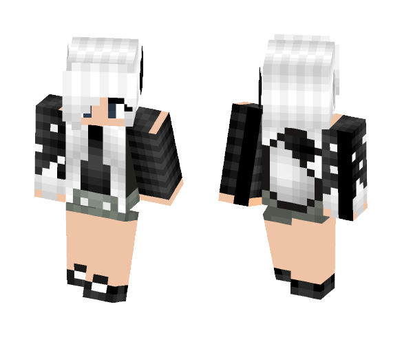 My oc - Kaden (wolf girl) - Female Minecraft Skins - image 1