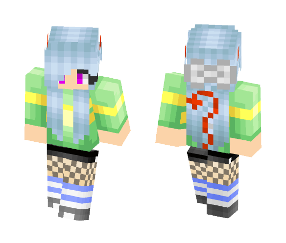 Download Free OC - Sky/Skylar (Chara outfit) Skin for Minecraft image 1 OC - Sky/Skylar (Chara outfit) - Female Minecraft Skins - image 1