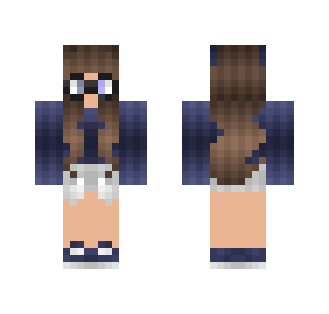 Gem the Nerd Neko - Female Minecraft Skins - image 2