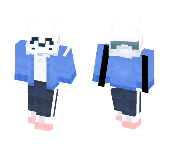 .:Thea:. ღ Sans (UNDERTALE) ღ - Male Minecraft Skins - image 1