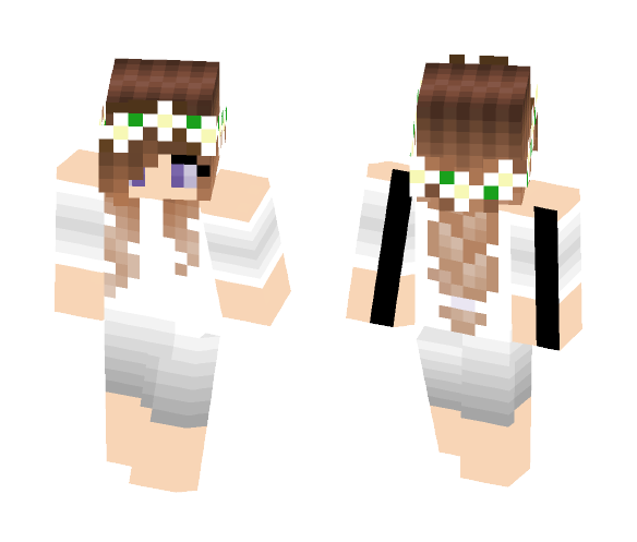 Download Free My eyes are full of tears Skin for Minecraft image 1 My eyes are full of tears - Female Minecraft Skins - image 1