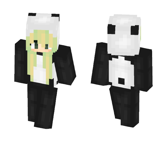 Panda Girl - Girl Minecraft Skins - image 1