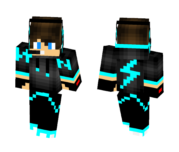 Blue Bolt - Male Minecraft Skins - image 1