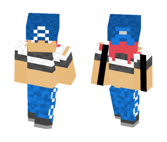 Team Aqua Grunt Female - Female Minecraft Skins - image 1