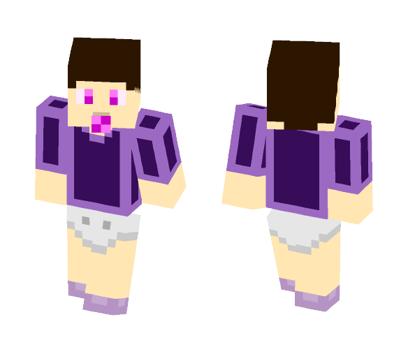 Human Enderman 1 (Baby)1.1 - Male Minecraft Skins - image 1