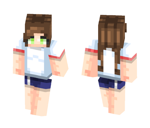 Linuxan | Lazy Sunday~ - Female Minecraft Skins - image 1
