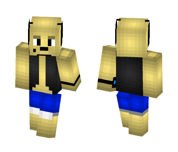 Captain Dog (comic) - Dog Minecraft Skins - image 1