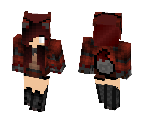 Download Free Old Foxy Girl Skin for Minecraft image 1 Old Foxy Girl - Girl Minecraft Skins - image 1