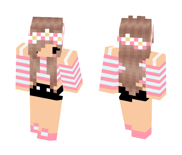 Chibi High: Valentines Day Chibi - Female Minecraft Skins - image 1