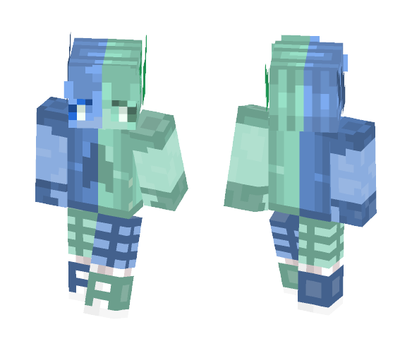 2 Half Alien - Female Minecraft Skins - image 1
