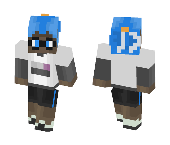 Inkling boy v2 - Boy Minecraft Skins - image 1