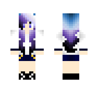 Blue and Purple Hair Girl