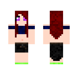 Red Haired Girl - Color Haired Girls Minecraft Skins - image 2