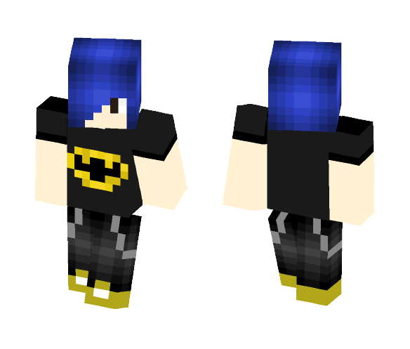 Emo BatMan - Batman Minecraft Skins - image 1