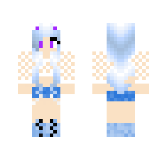 Blue Cat Girl ~ ChoChoCat - Cat Minecraft Skins - image 2