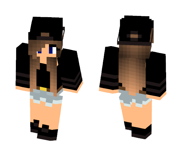 Download Free Skater Girl Skin for Minecraft image 1 Skater Girl - Girl Minecraft Skins - image 1