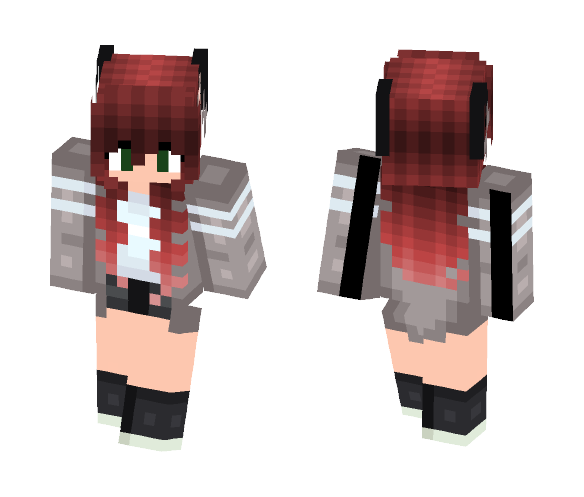 Download Free Red Fox Girl Skin for Minecraft image 1 Red Fox Girl - Girl Minecraft Skins - image 1