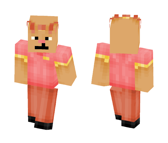 Burgerpants ( Undertale) - Male Minecraft Skins - image 1