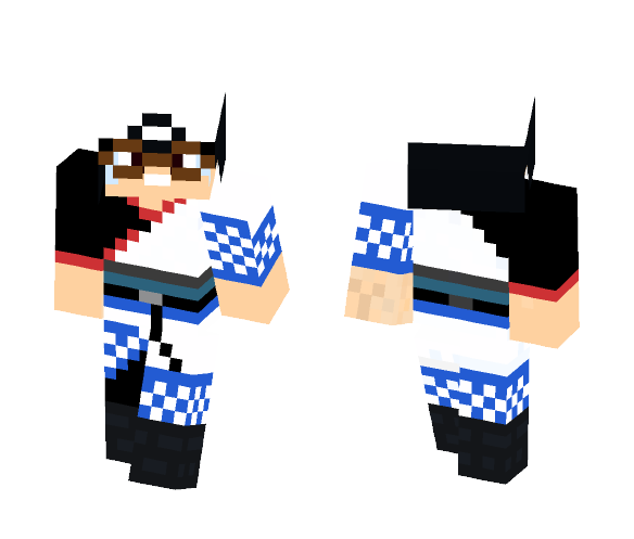 gintoki sakata with helmet - Male Minecraft Skins - image 1